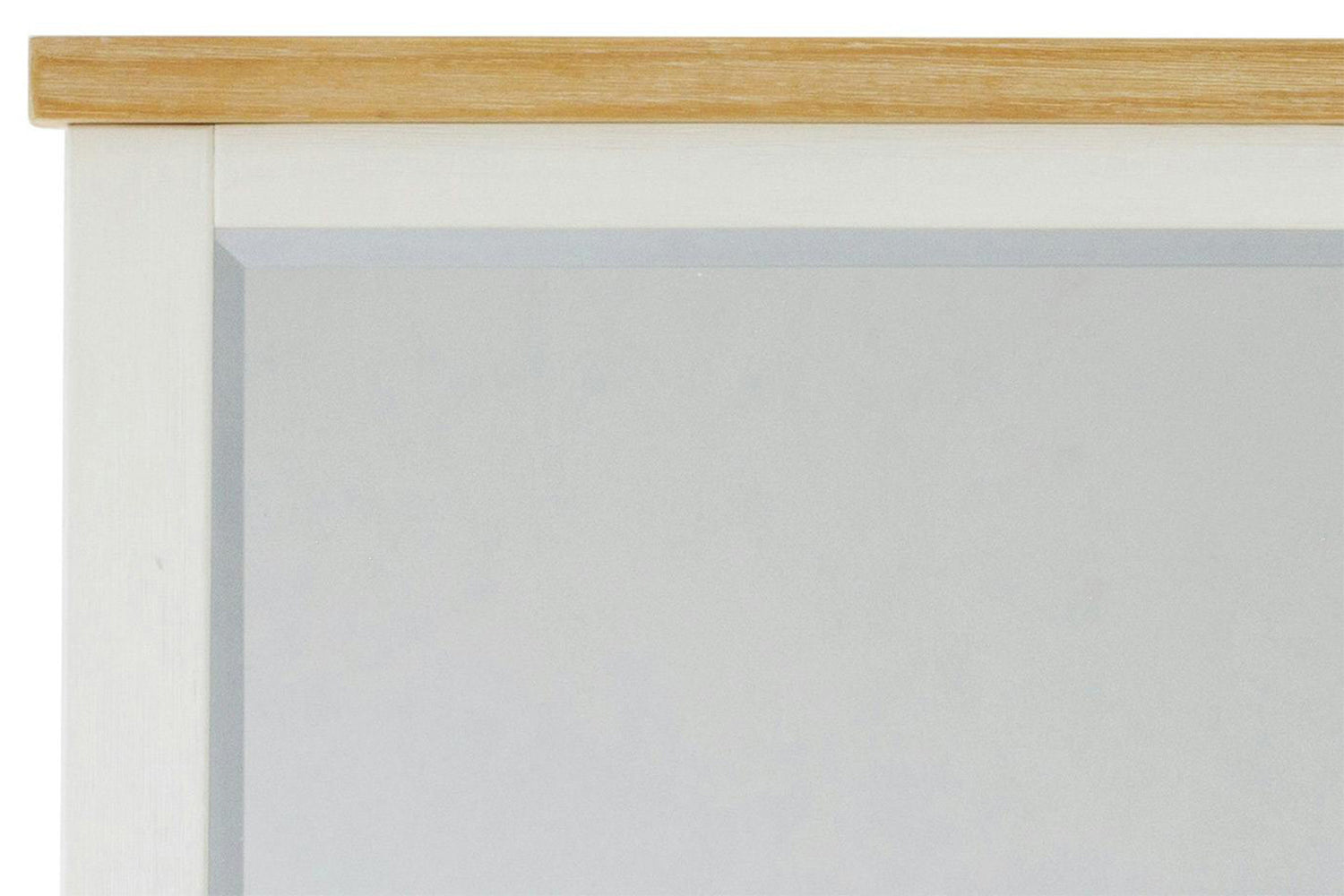 Cotswold Dresser Mirror | White/Natural | 100 x 100 cm-6