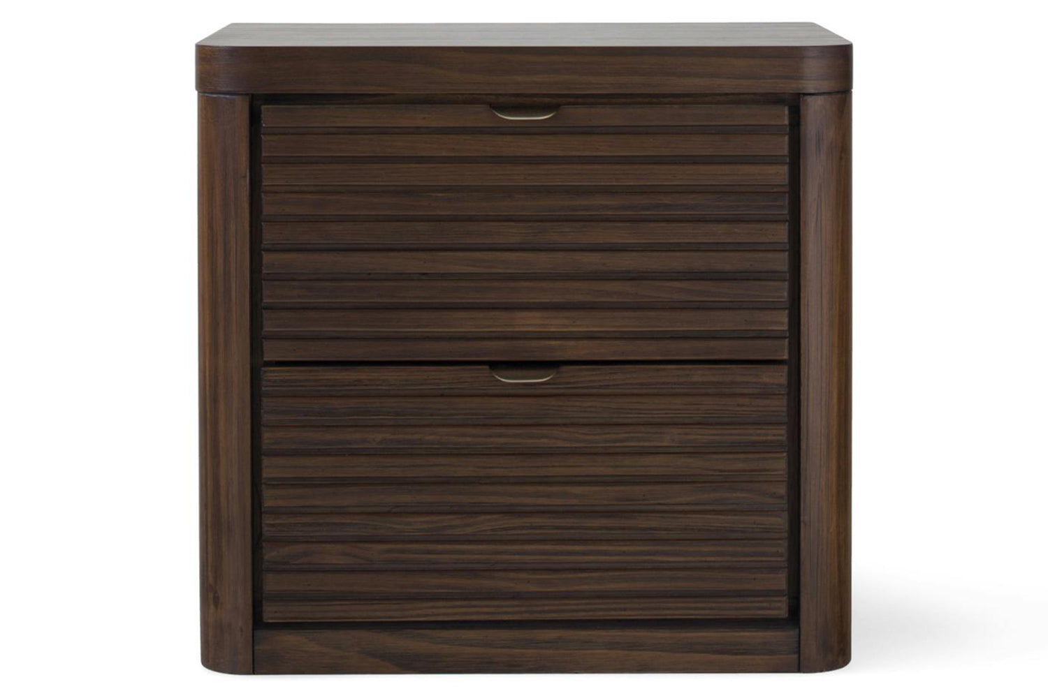 Brunswick Bedside Locker | 2 Drawer | Deep Brown