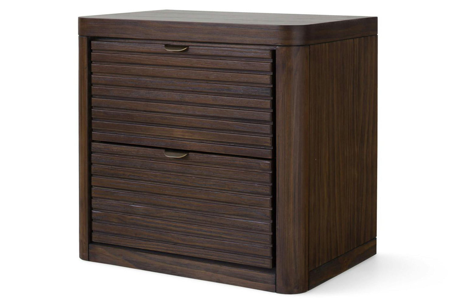 Brunswick Bedside Locker | 2 Drawer | Deep Brown-4