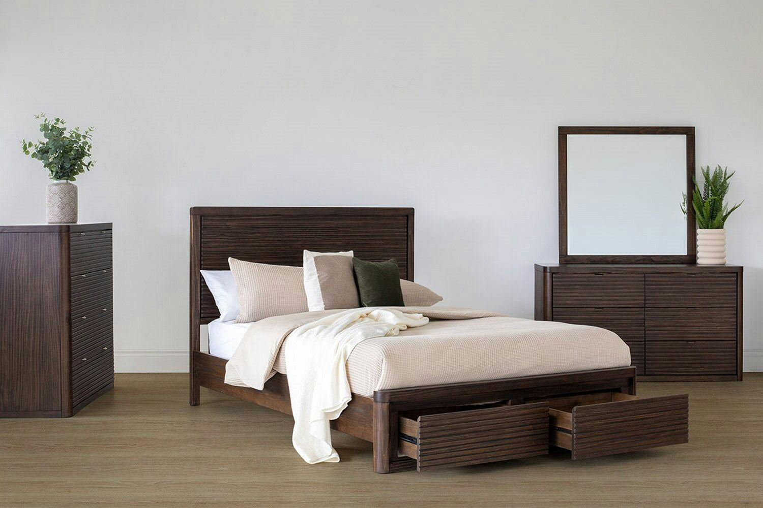 Brunswick Dresser Mirror | Deep Brown | 100 x 100 cm-2