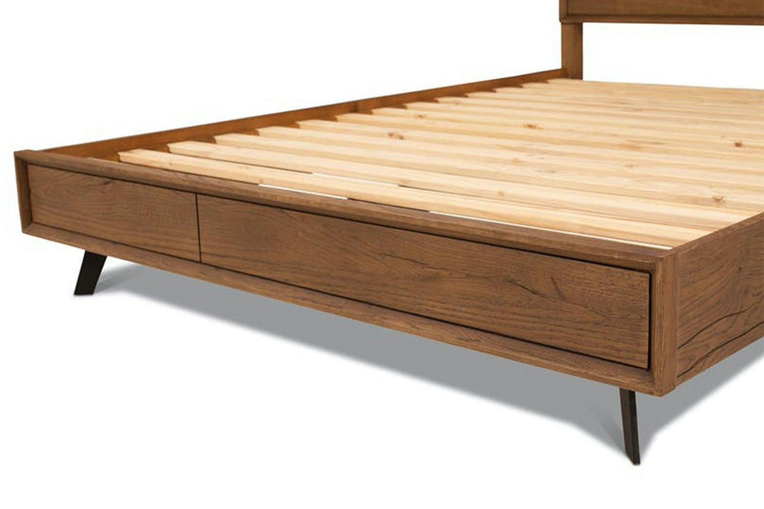 Hamilton Bed Frame | Double | 4ft6 | Aged Oak Veneer-6