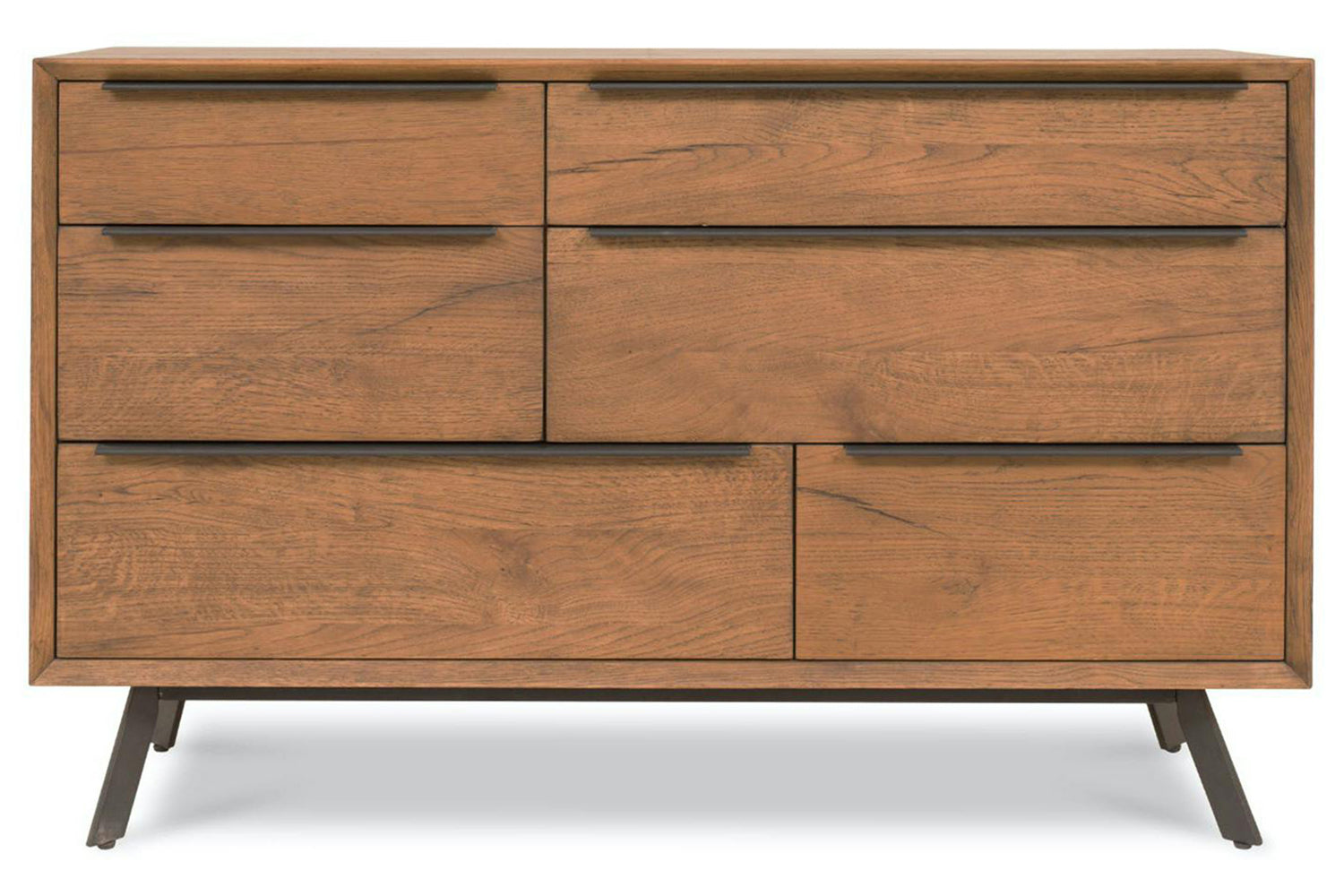 Hamilton Dresser | 6 Drawer | Aged Oak Veneer