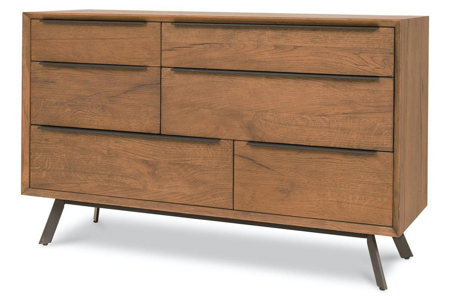 Hamilton Dresser | 6 Drawer | Aged Oak Veneer-4