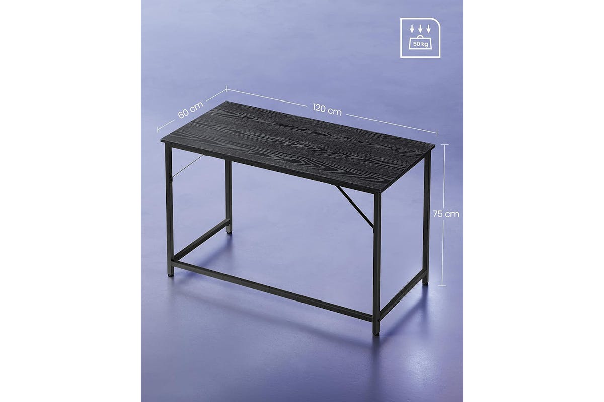 Vasagle Metal Computer Desk | Black-4
