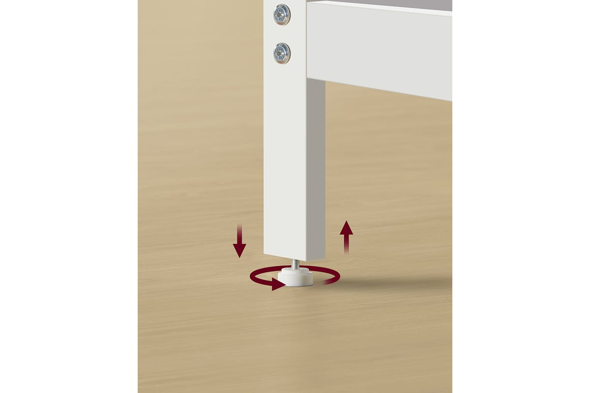 Vasagle Computer Desk | Maple White-5