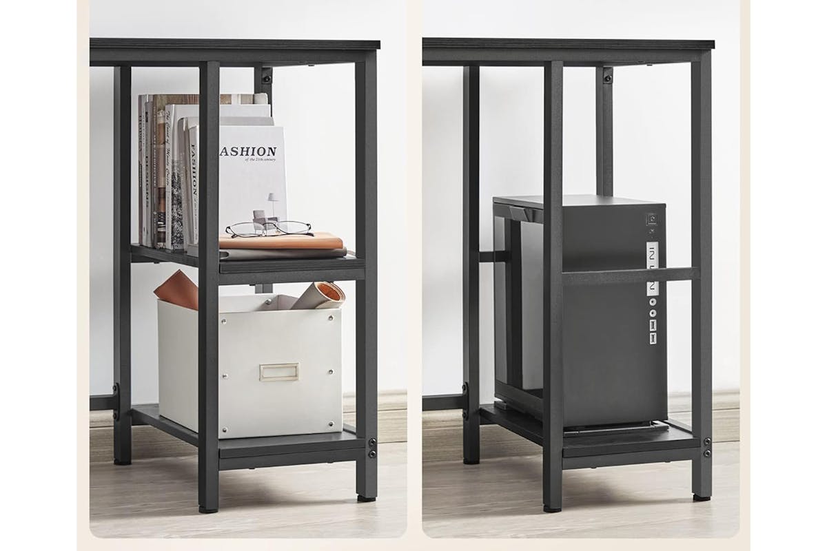 Vasagle L-Shaped Computer Desk | Black-5