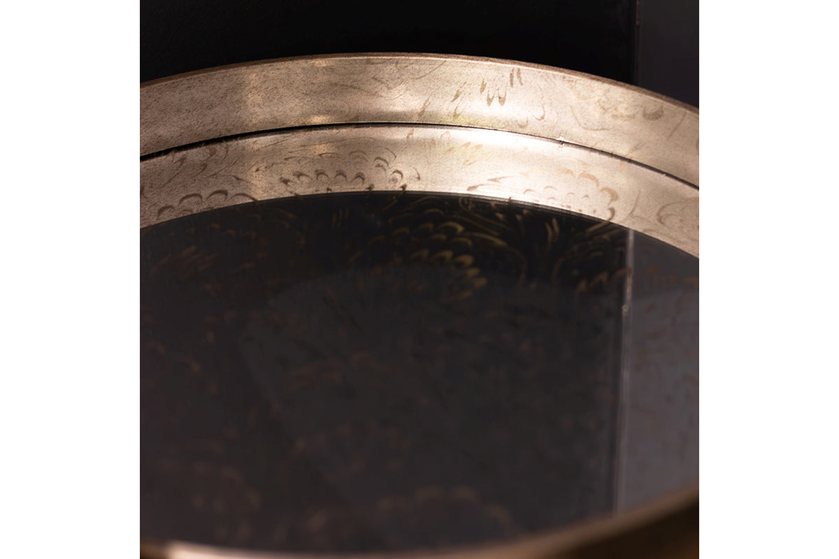 Lyra Tray Table | Champagne | Set of 2-9