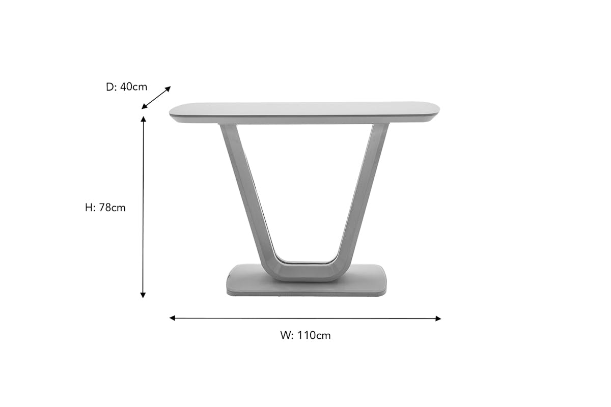 Riyah Console Table | Light Grey-3