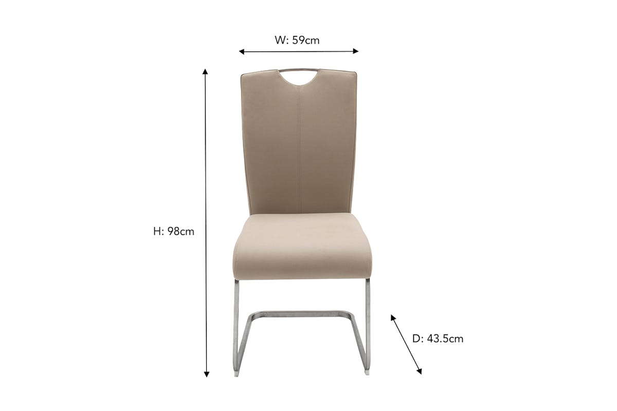 Riyah Dining Chair | Taupe-4