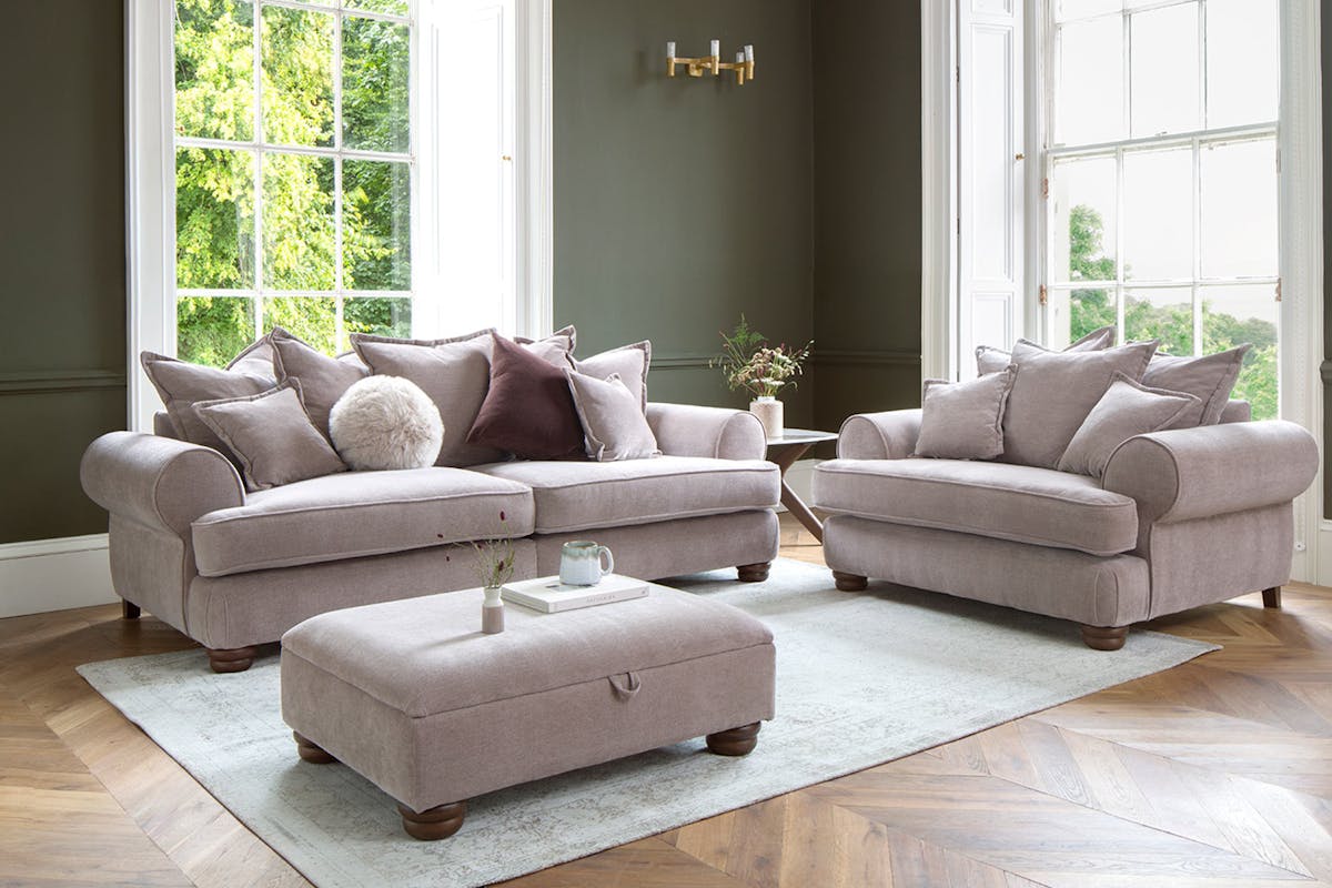 Charlotte 4 Seater | Fabric | Latte-7