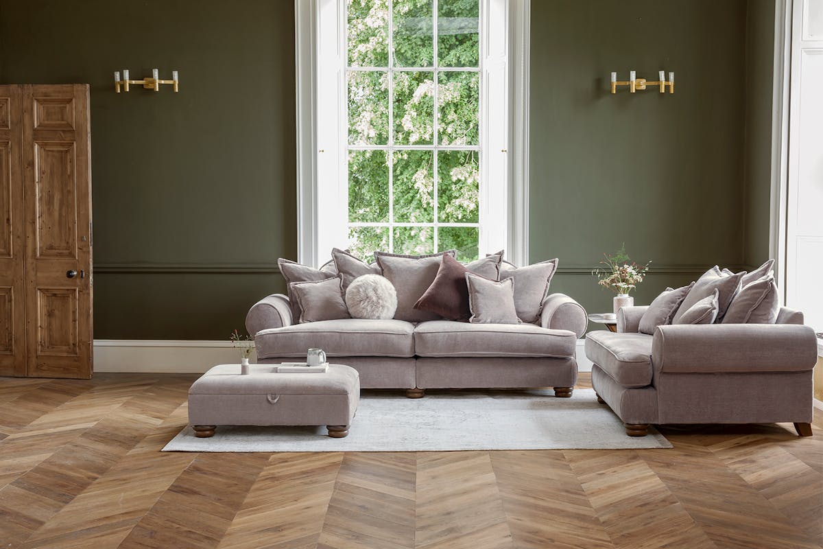Charlotte 2 Seater Sofa | Fabric | Latte-2