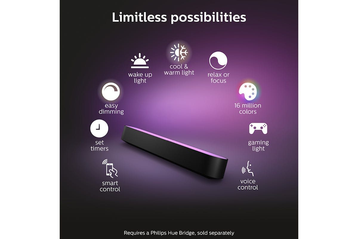 Philips Hue Play Light Bar Extension Pack | Black-8