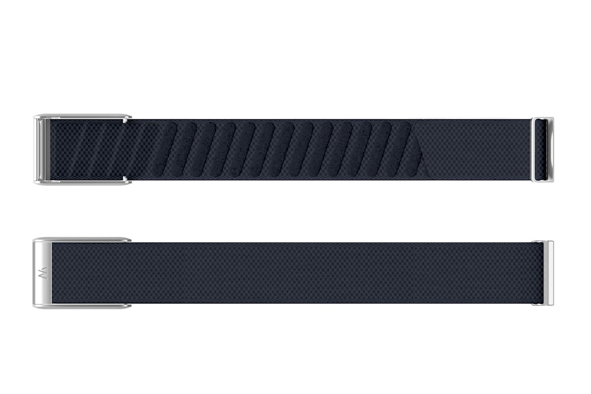 Whoop 5.0 SuperKnit Luxe Band | Compatible with One, Peak| Midnight/Titanium