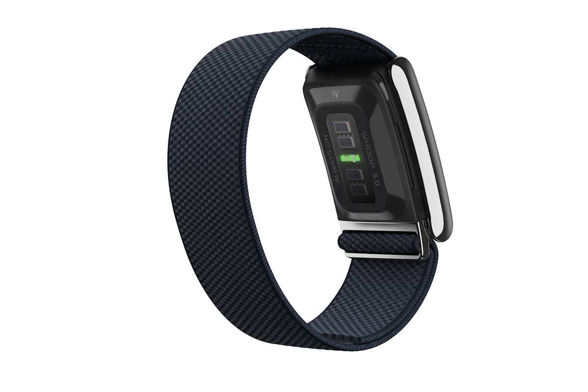 Whoop 5.0 SuperKnit Luxe Band | Compatible with One, Peak| Midnight/Titanium-4