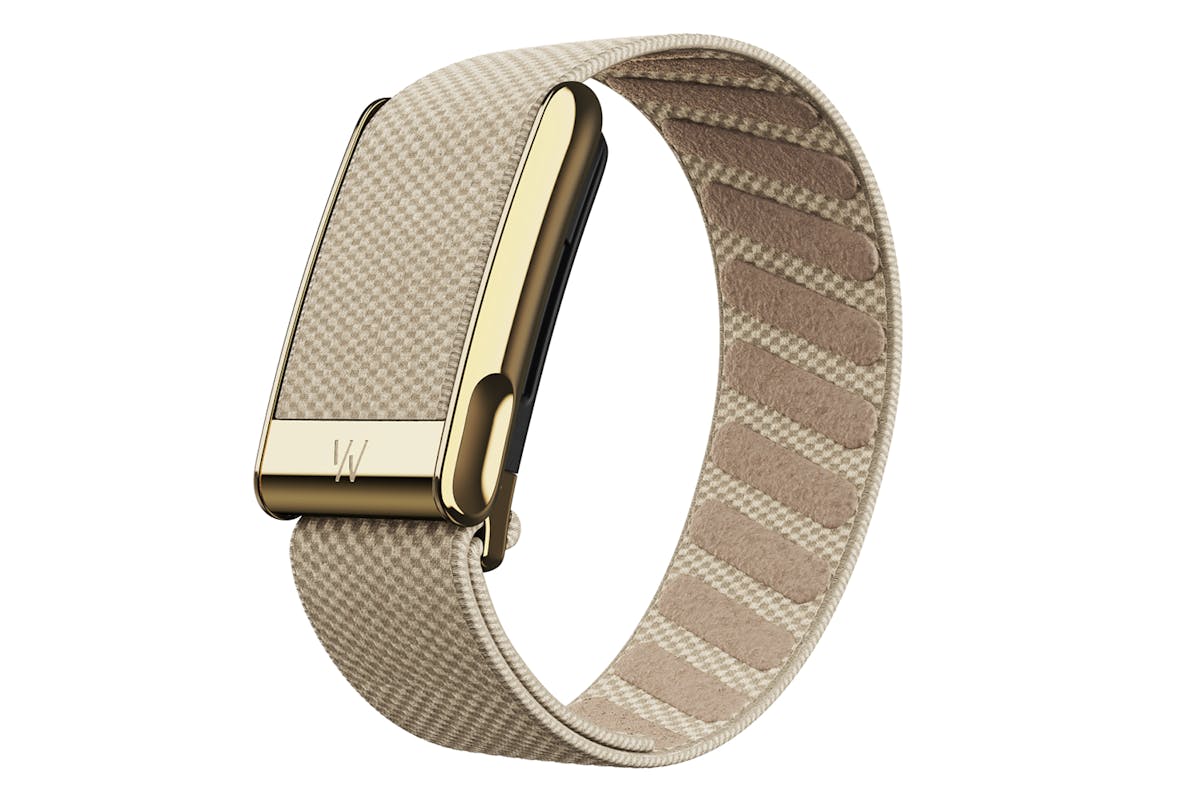 Whoop MG SuperKnit Luxe Band | Compatible with One, Peak, Life | Dune/Gold-4