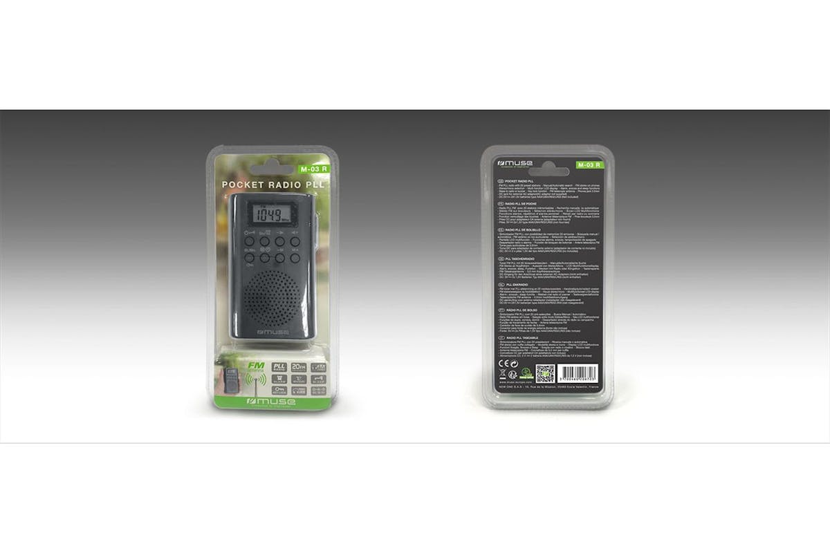 Muse| Portable Radio | Compact Size | M-03R-3