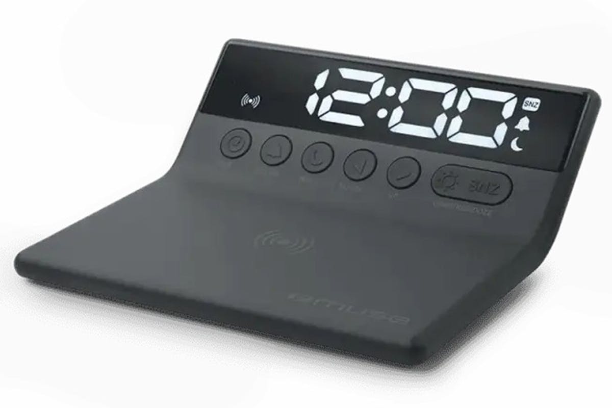 Muse Alarm Clock With Wireless Charging | M-168WI-3