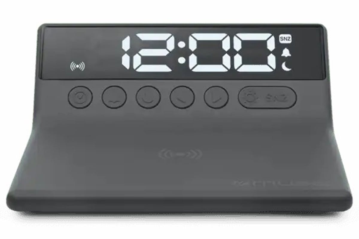 Muse Alarm Clock With Wireless Charging | M-168WI