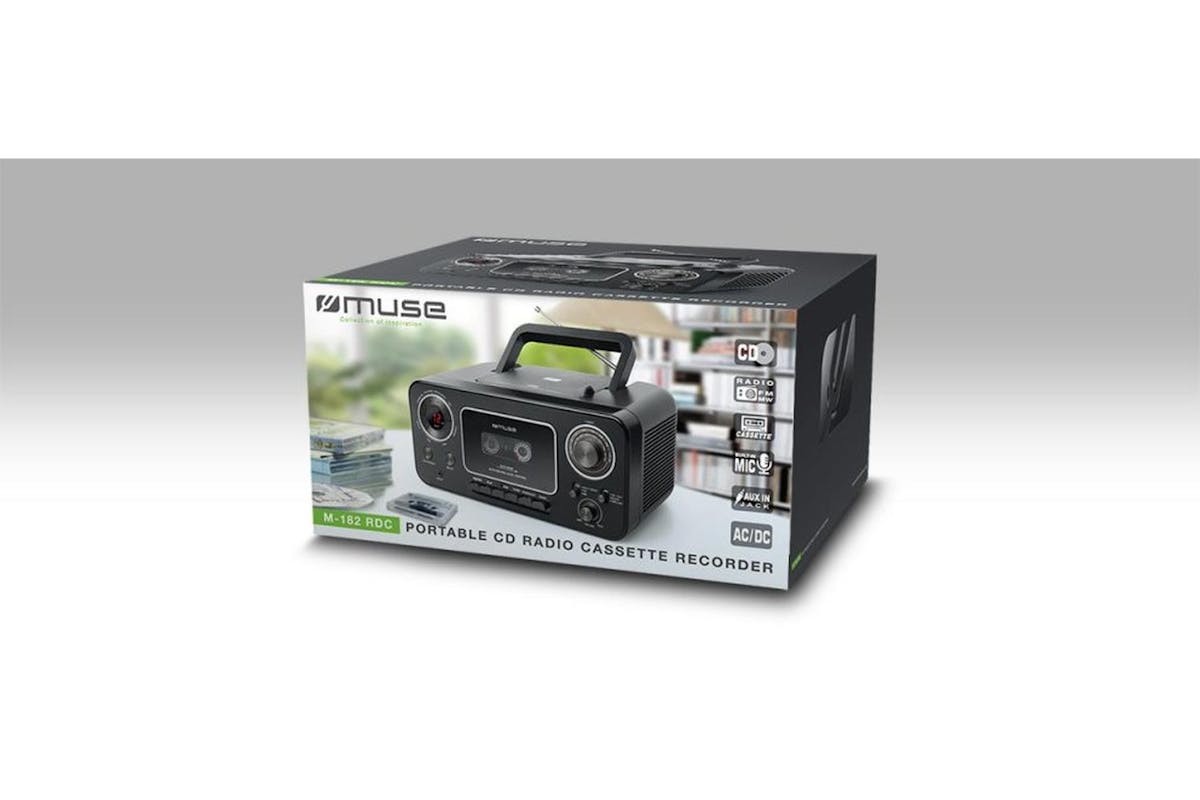 Muse | Stereo Radio CD Cassette | M-182RDC-10