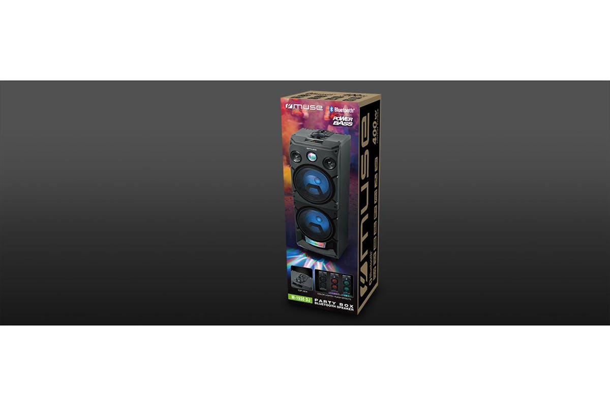 Muse | Party Box Bluetooth Speaker | Wooden Cabinet | M-1935DJ-7