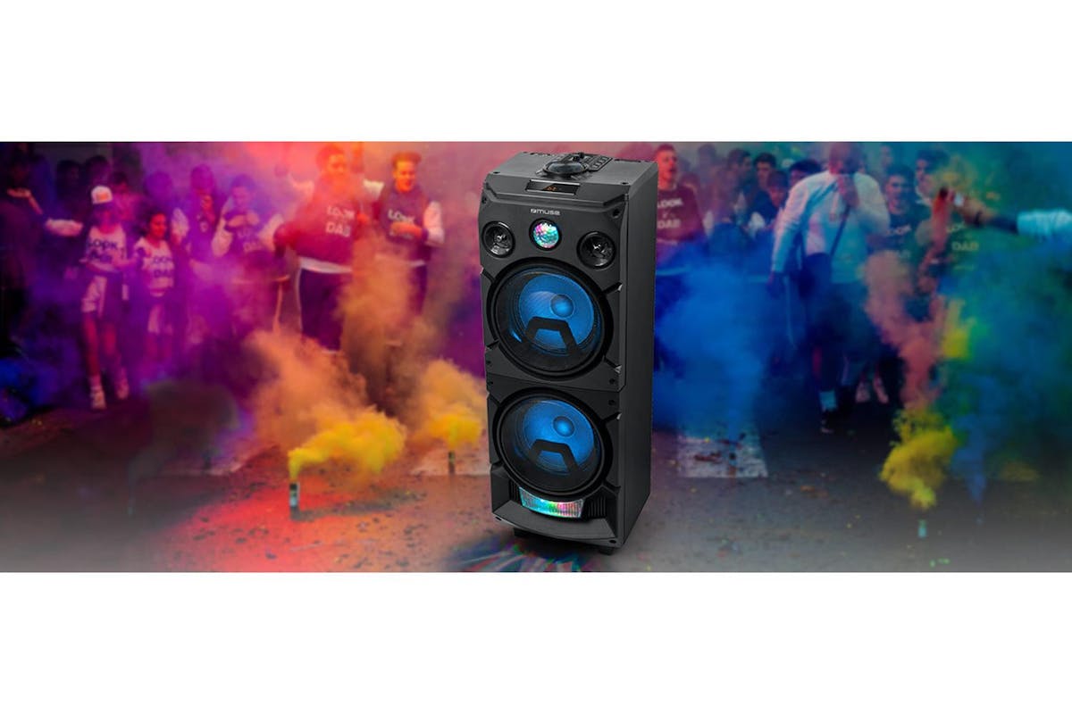 Muse | Party Box Bluetooth Speaker | Wooden Cabinet | M-1935DJ-8
