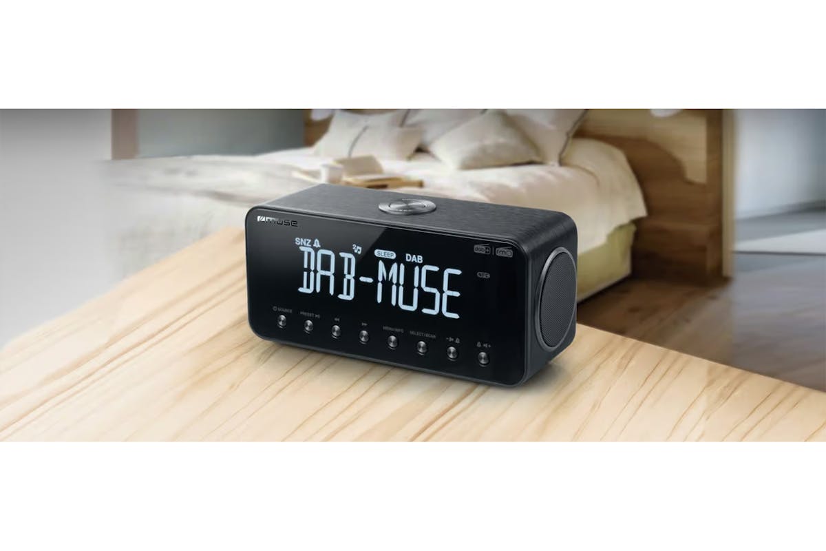 Muse DAB+/FM Clock Radio PLL with Bluetooth | M-196DBT-4
