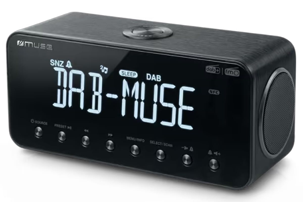 Muse DAB+/FM Clock Radio PLL with Bluetooth | M-196DBT-3