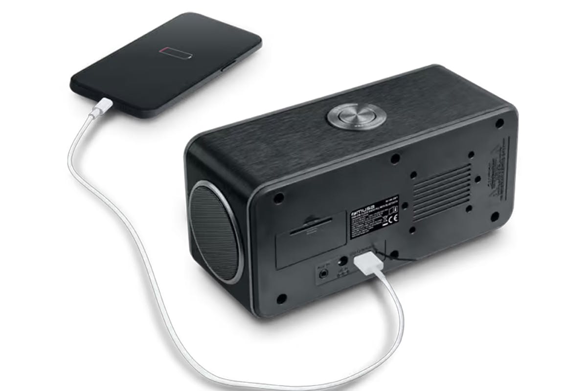 Muse DAB+/FM Clock Radio PLL with Bluetooth | M-196DBT-5