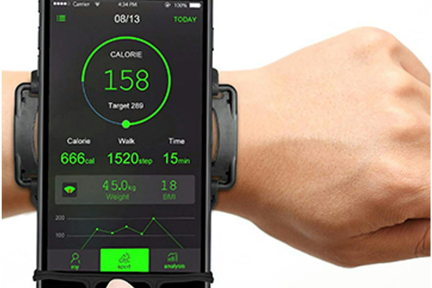 Muvit Active Universal Wristband | Black-7