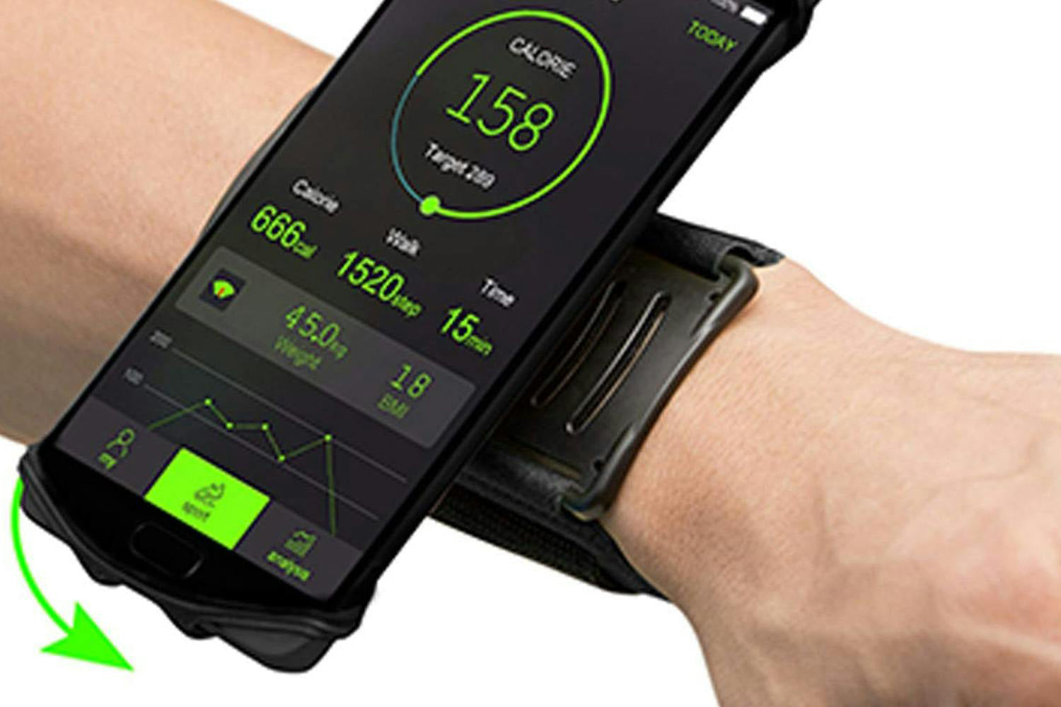 Muvit Active Universal Wristband | Black-6