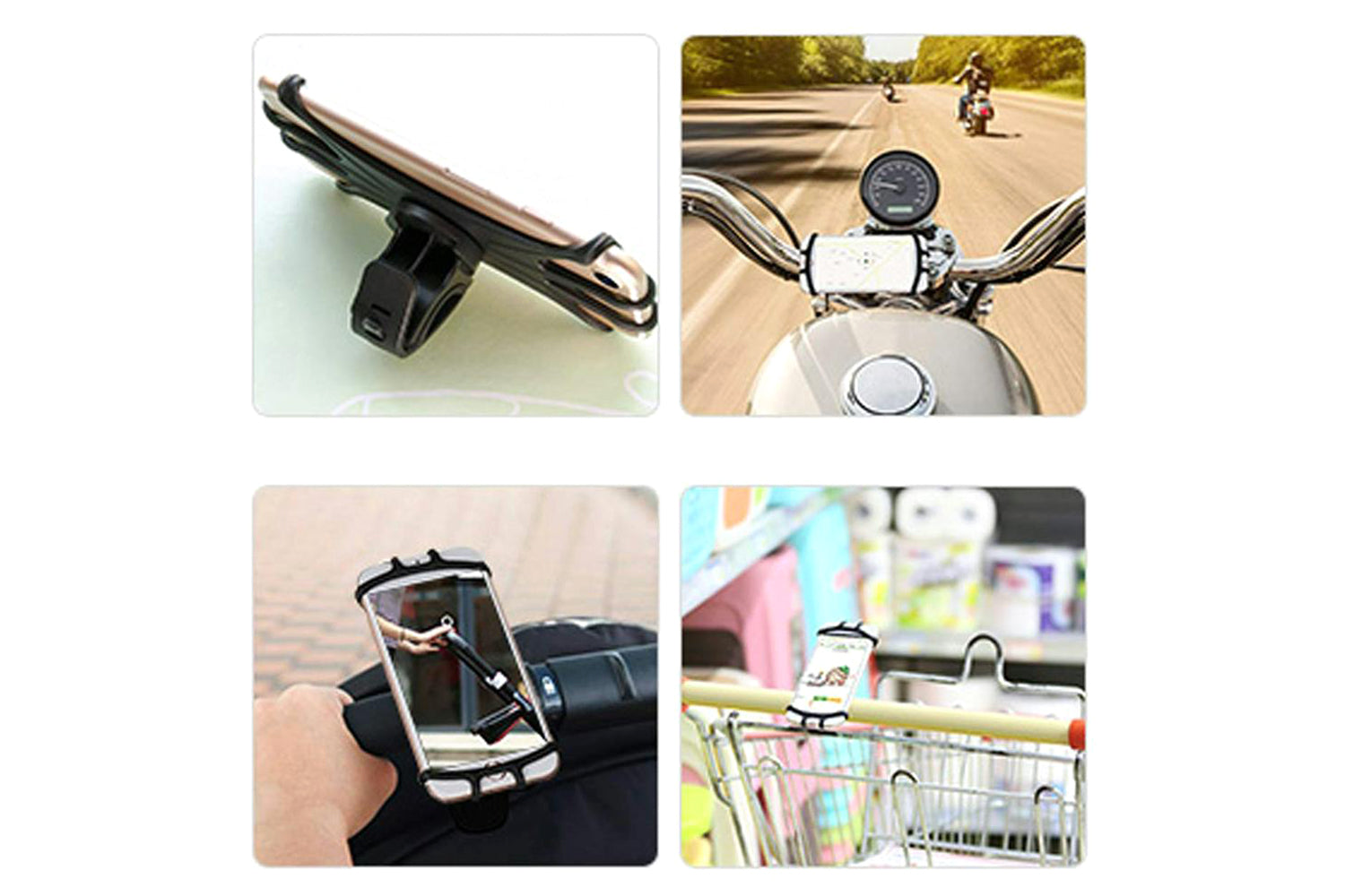 Muvit Active Universal Bike Holder | Black-5