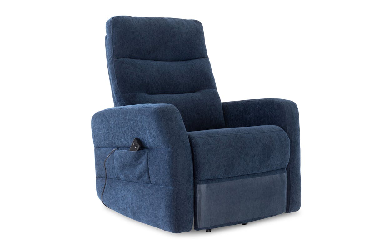 Madi Fabric Armchair | Blue-9