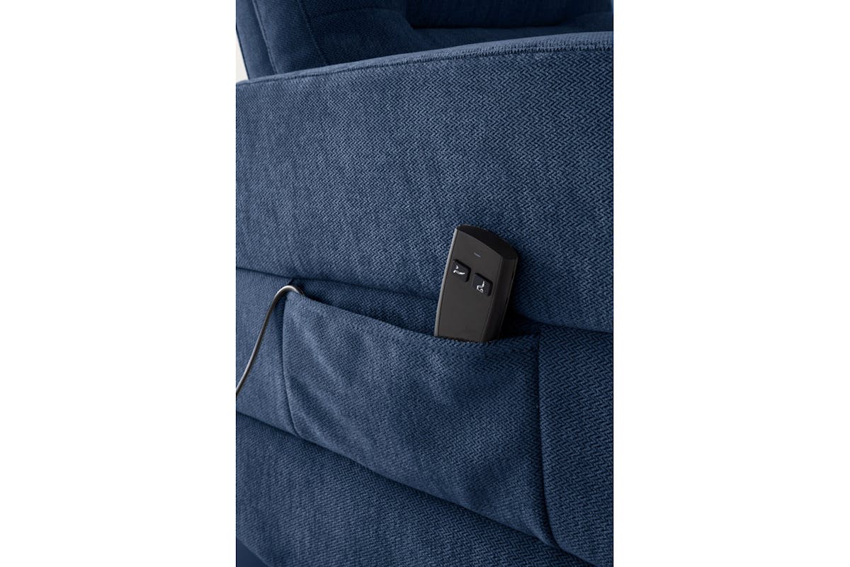 Madi Fabric Armchair | Blue-10