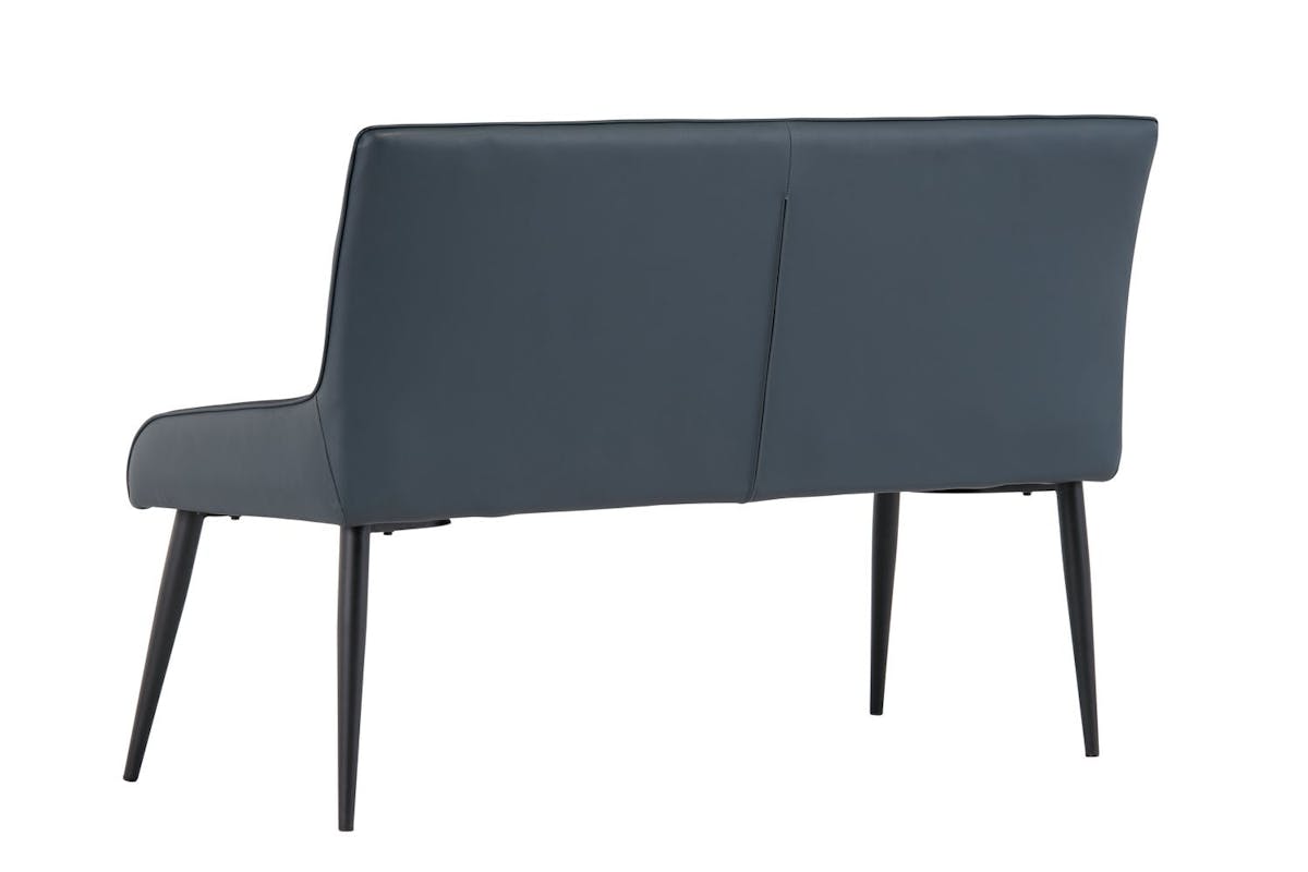 Maisy Bench | Leather | Blue-3