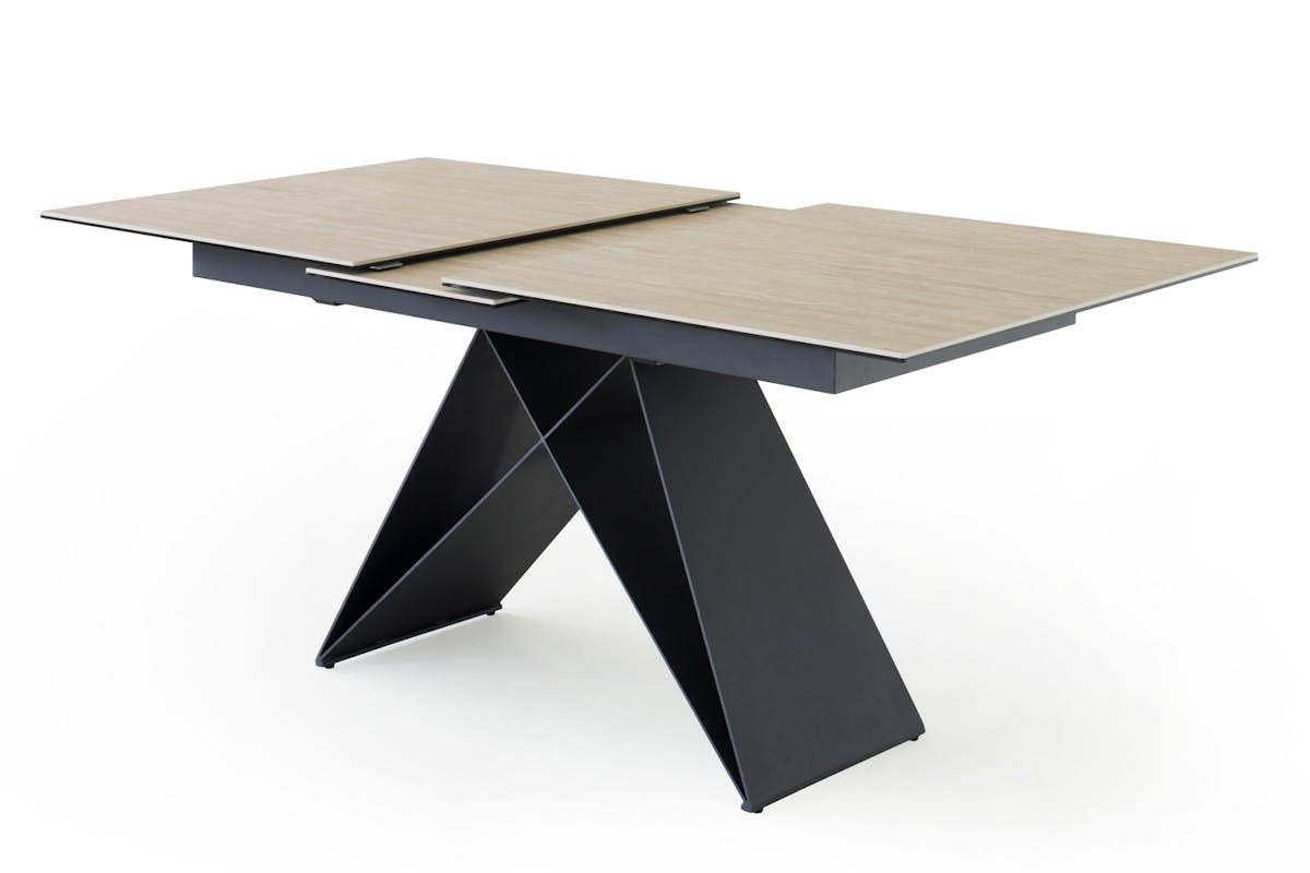 Massimo Rectangular Extending Dining Table | 160 - 200 Cm | Beige-3