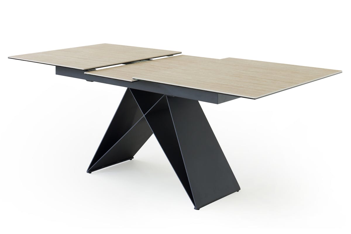 Massimo Rectangular Extending Dining Table | 160 - 200 Cm | Beige-4