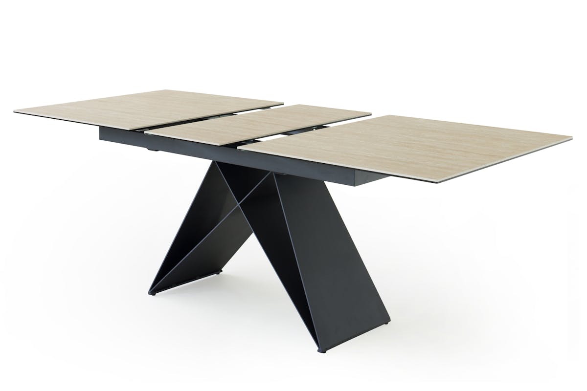 Massimo Rectangular Extending Dining Table | 160 - 200 Cm | Beige-5