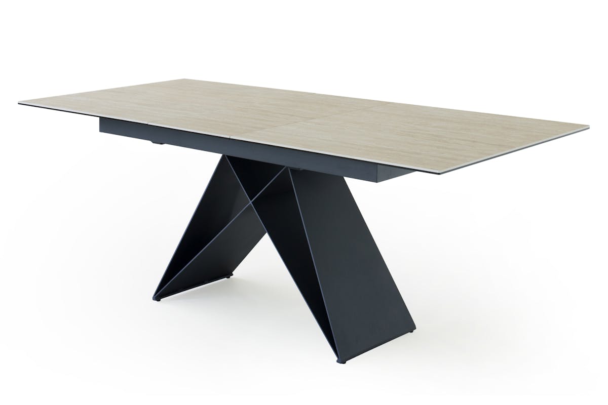 Massimo Rectangular Extending Dining Table | 160 - 200 Cm | Beige-6