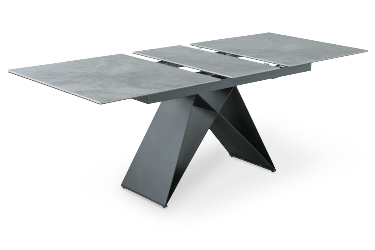 Massimo Rectangular Extending Dining Table | 160 - 200 Cm | Grey-4