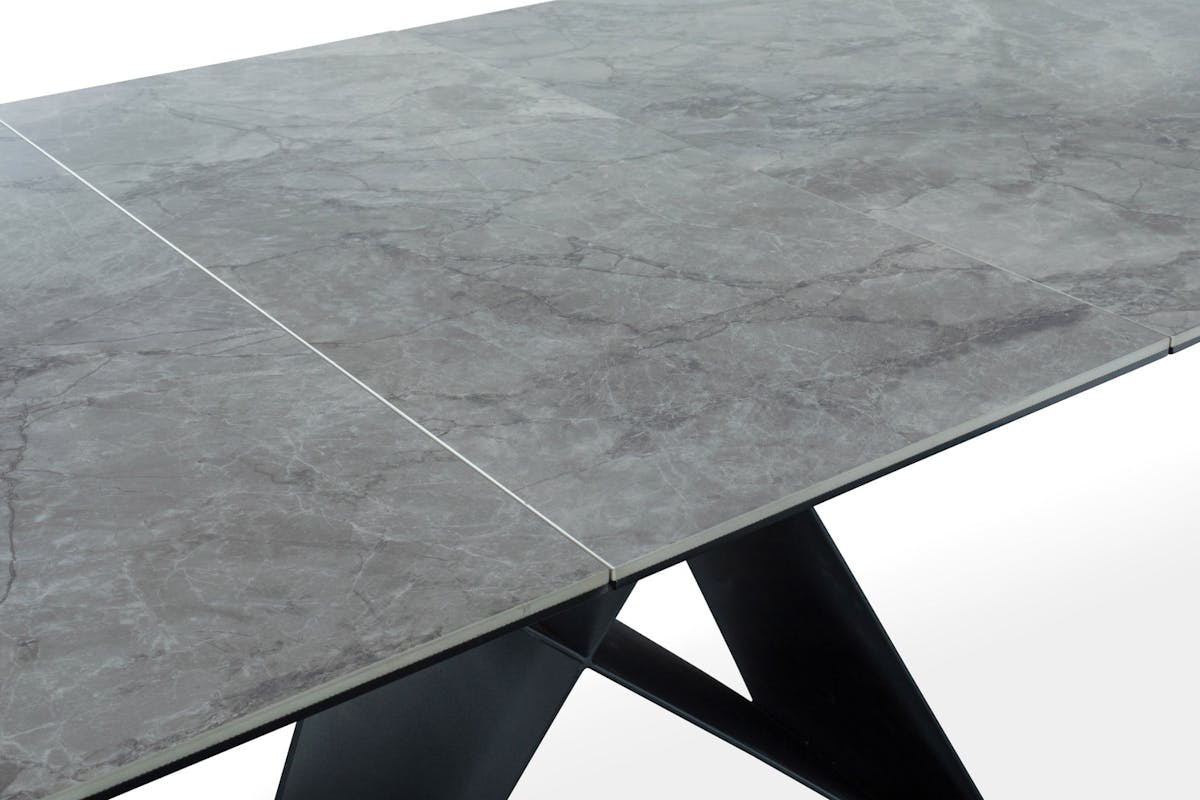 Massimo Rectangular Extending Dining Table | 160 - 200 Cm | Grey-8