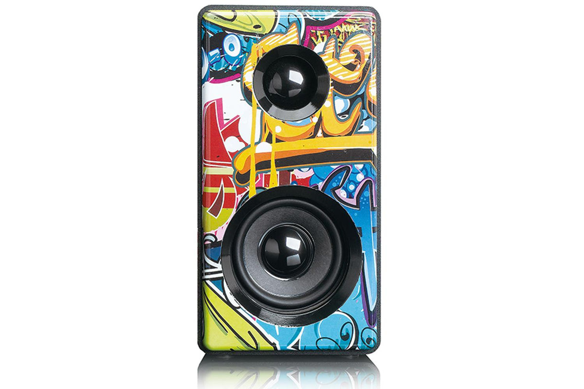 Lenco | Tags Graffiti Micro System With Alarm-5