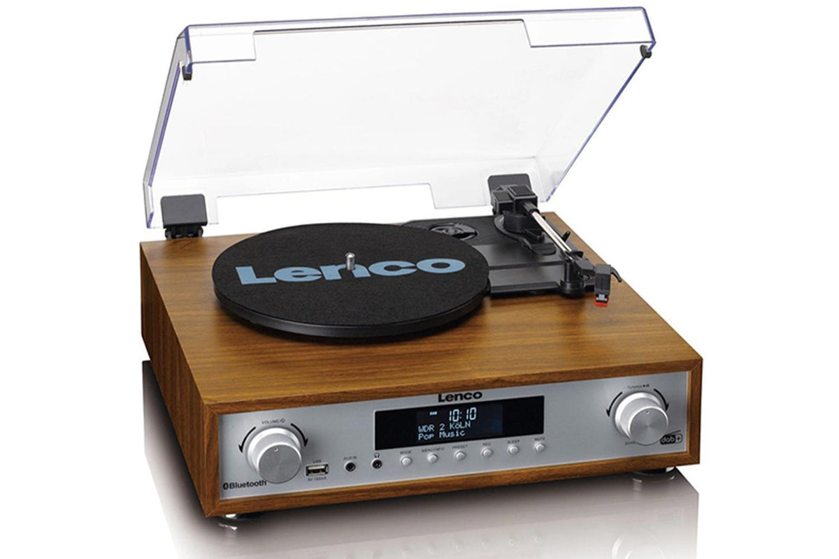 Lenco MC-160WD-UK Turntable With Bluetooth And Wooden Speakers | Record Player | HiFi System | Wood-6