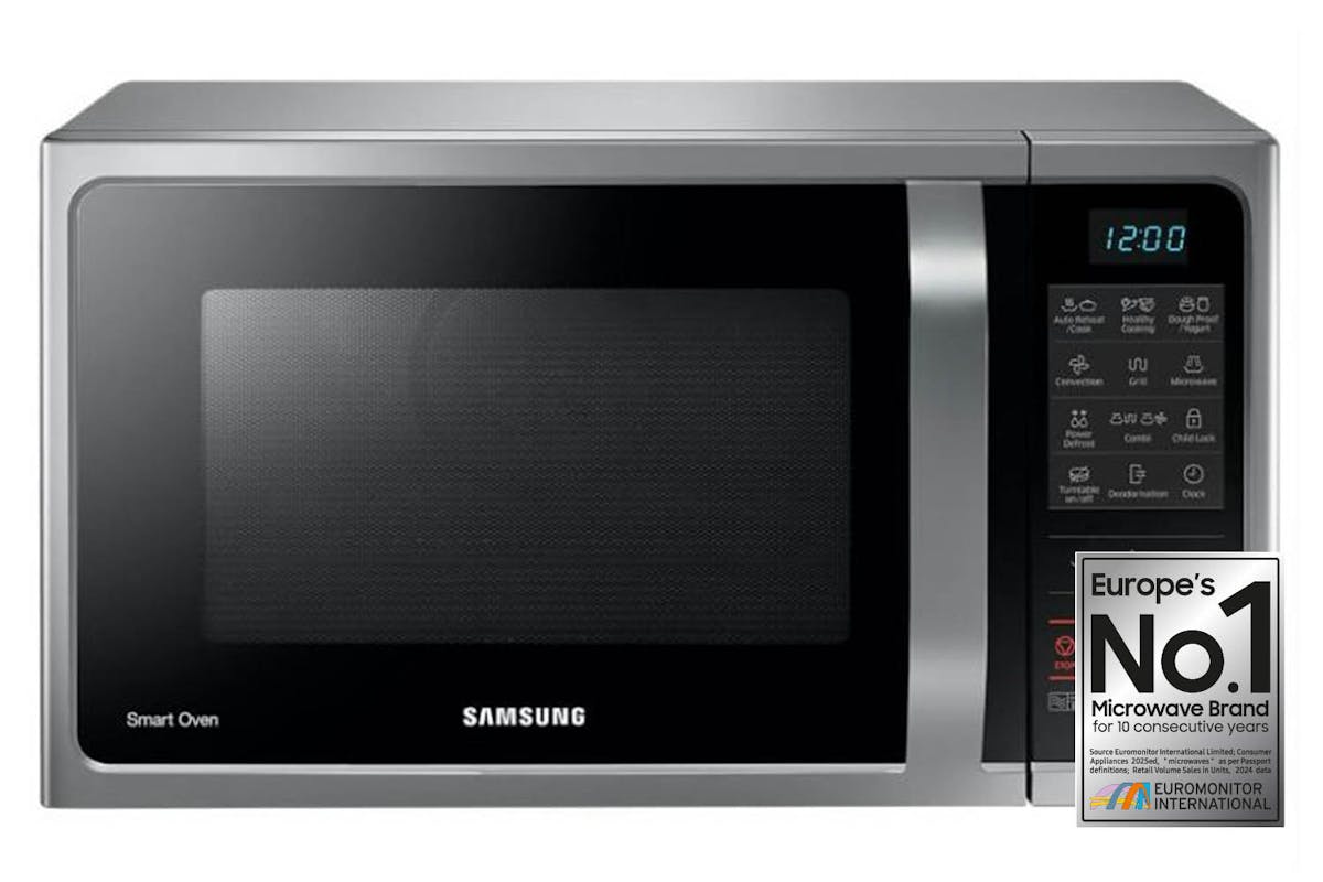Samsung 900W 28 Litre Convection Microwave | MC28H5013AS/EU | Neo Stainless Silver-2