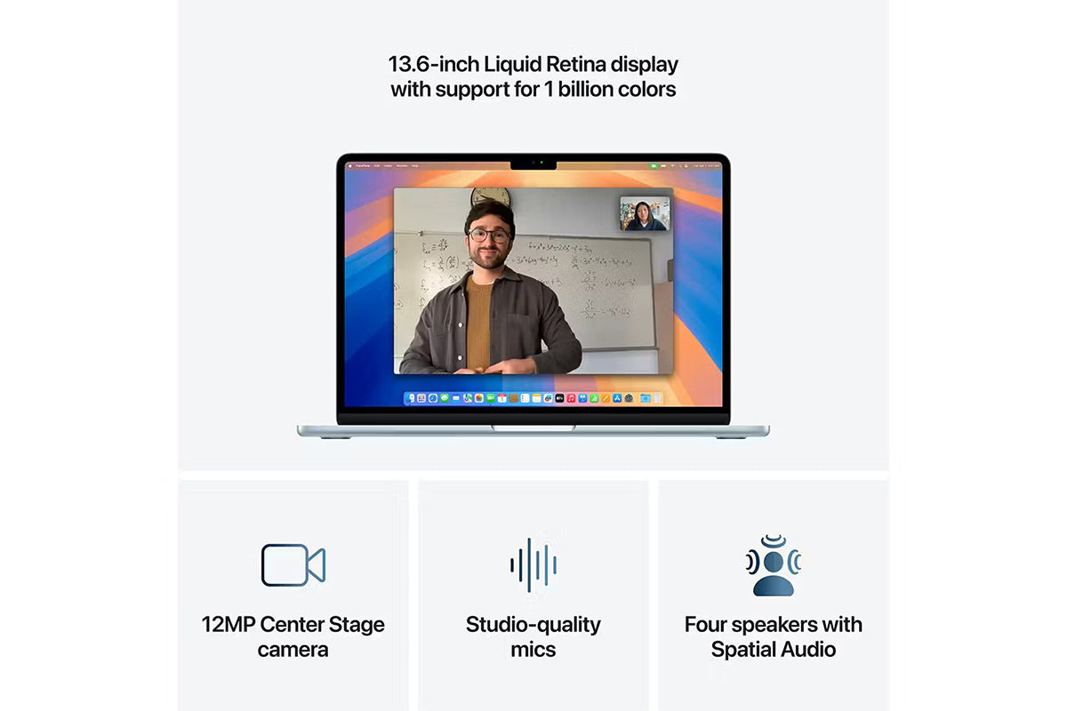 MacBook Air 13.6" | M4 | 10-Core CPU | 16GB | 256GB | Sky Blue (2025)-8