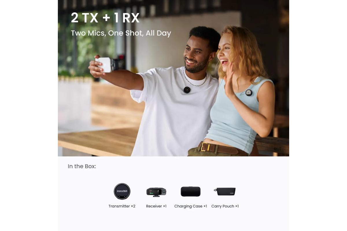 Insta360 Mic Pro (2 TX + 1 RX)-2