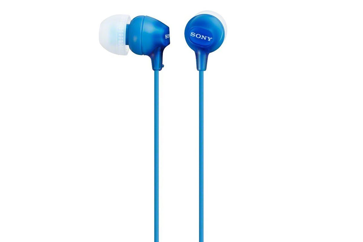 Sony MDR-EX15AP In-Ear Headphones | Blue-2