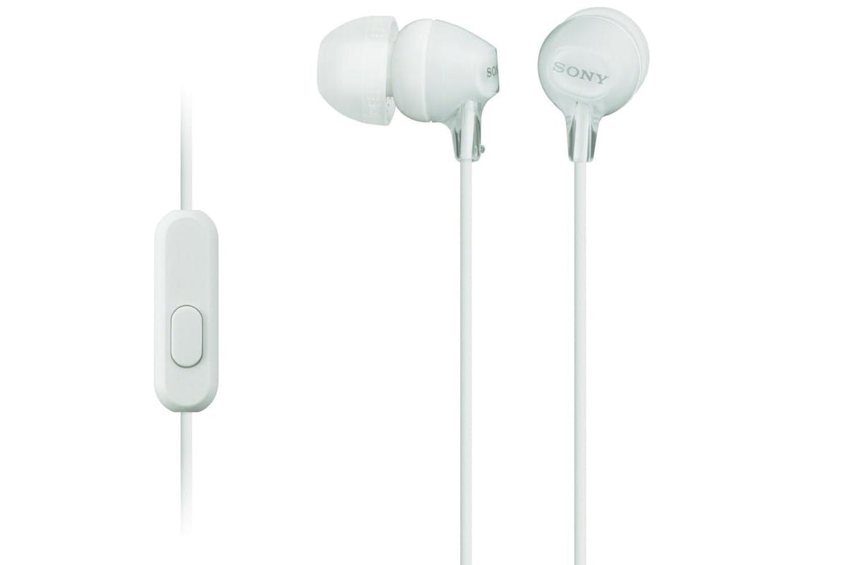 Sony MDR-EX15AP In-Ear Headphones | White