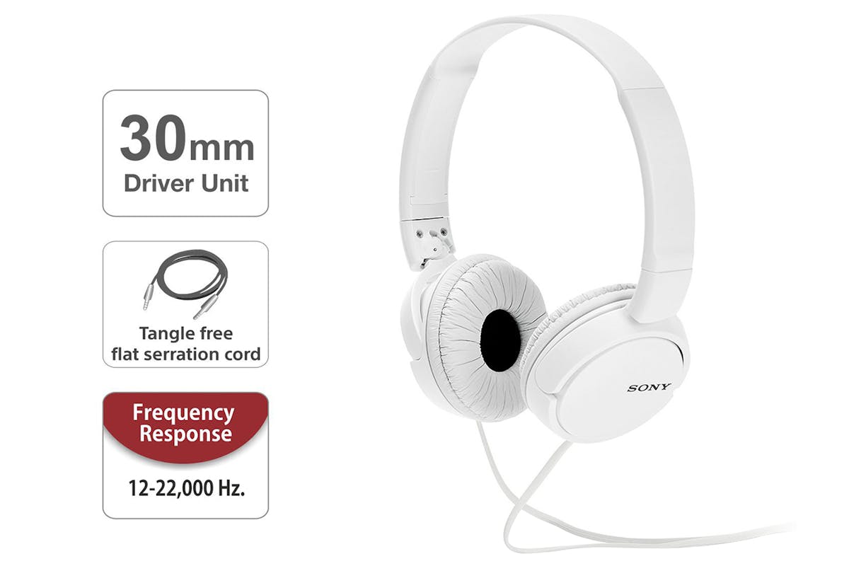 Sony MDR-ZX110 Over-Ear Stereo Headphones | White-8
