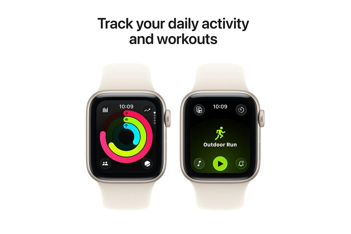 Apple Watch SE 3 | GPS | 40mm | Starlight Aluminium | Starlight Sport Band | M/L-6