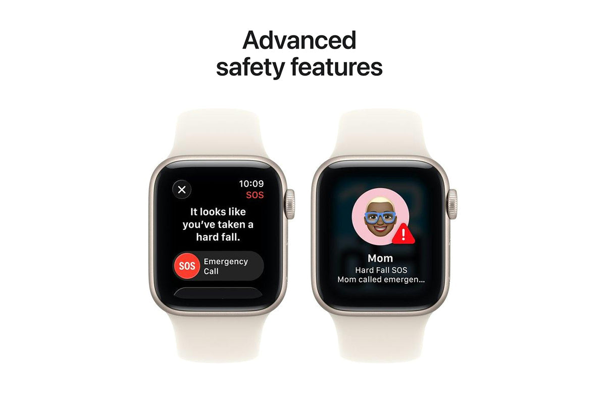 Apple Watch SE 3 | GPS | 44mm | Starlight Aluminium | Starlight Sport Band | M/L-7